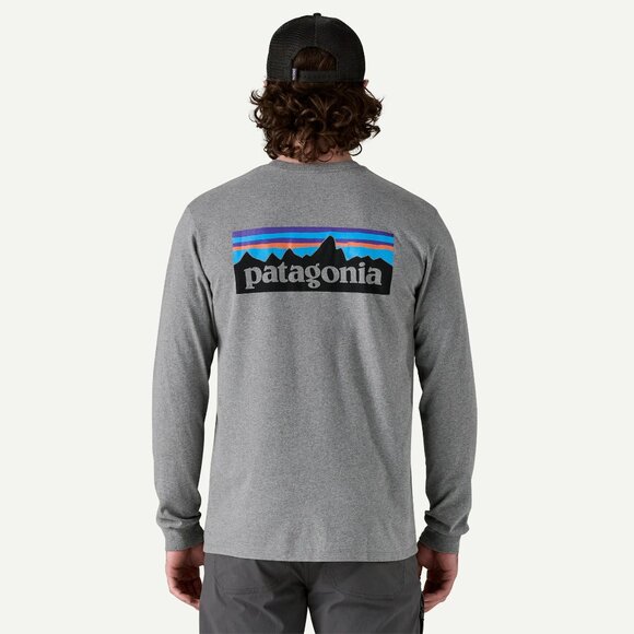 Patagonia‎ Men's Long-Sleeved P-6 Logo Responsibili-Tee Size XXL - Picture 1 of 9